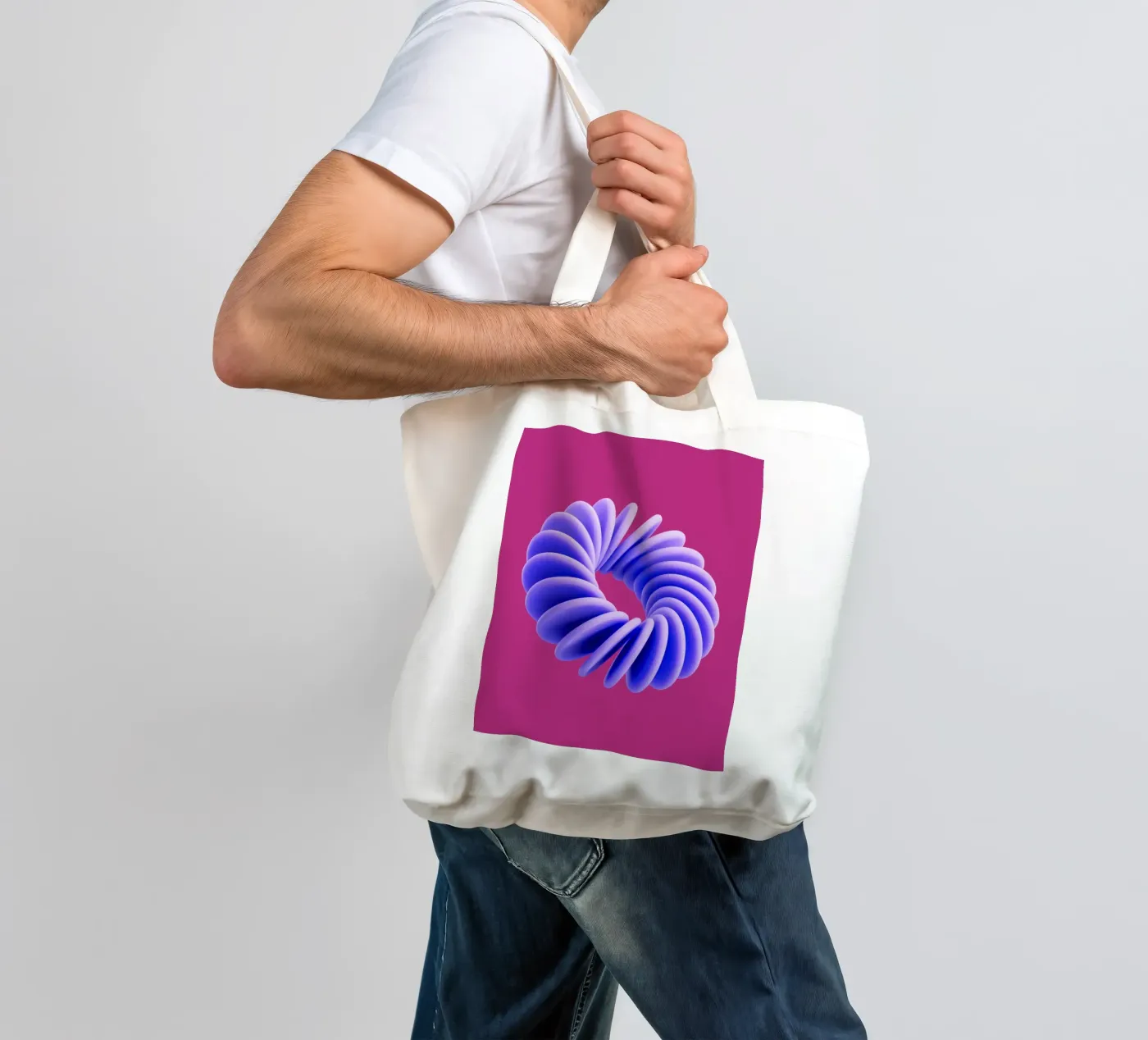 layers tote bag by pixelflow