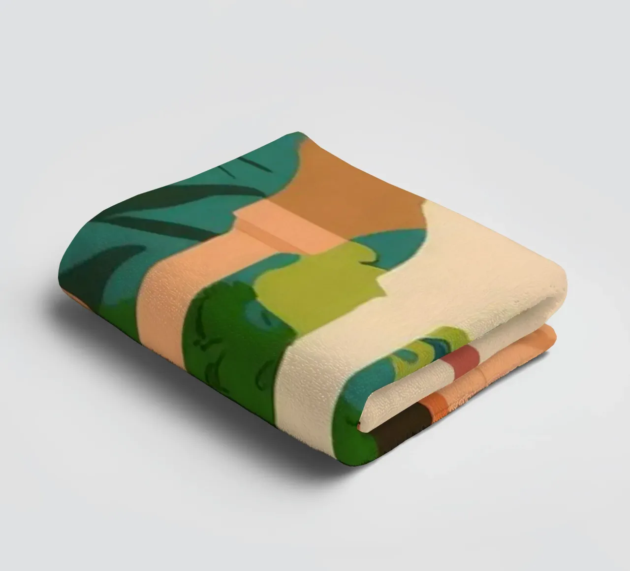 Mediterraner Oasencharme Handtuch von Veiled Canvas
