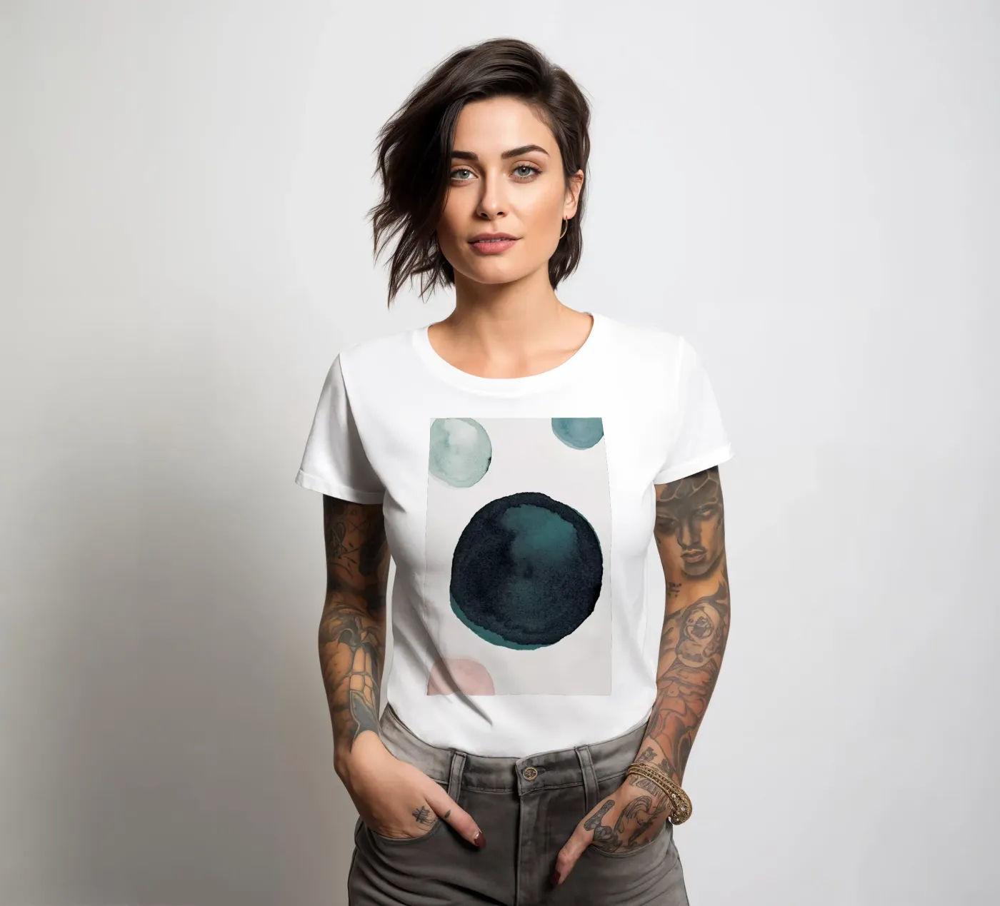 Float dames t-shirt getailleerd van Pure