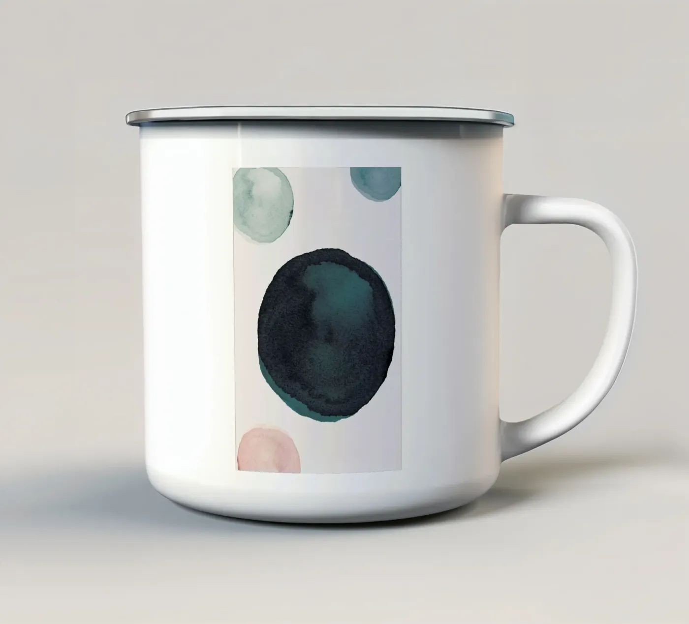 Float enamel mug by Pure