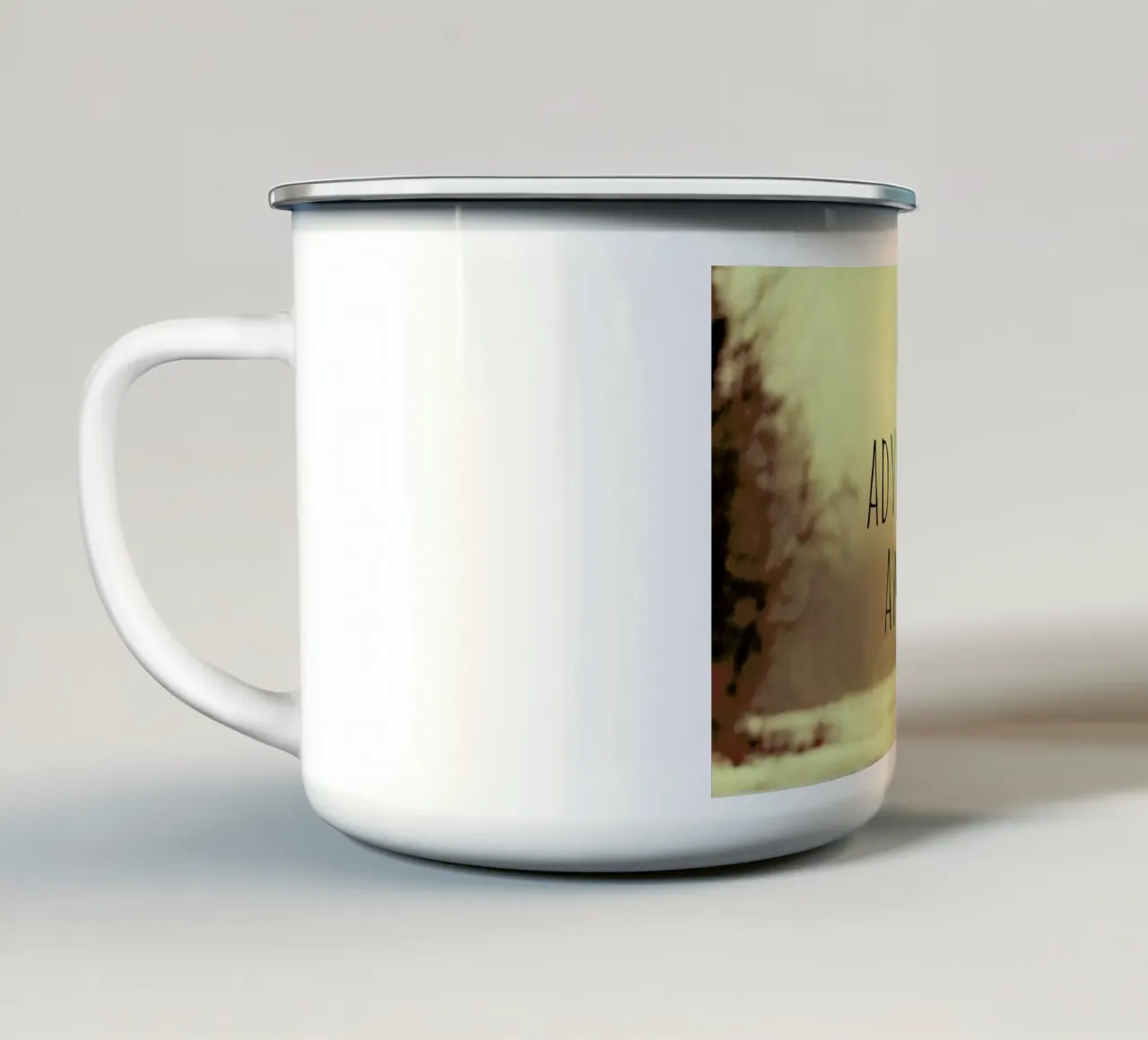 Adventure Awaits 2 tazza in smalto da Vintage Skies