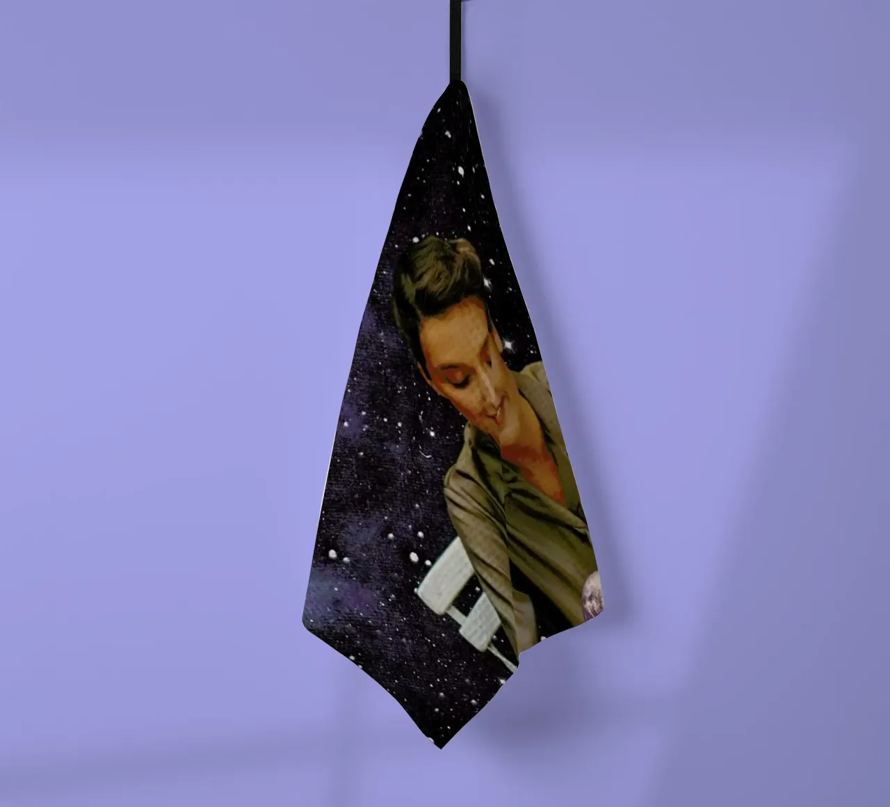 Femme Epluchant La Terre Print canovaccio da cucina da Florent Bodart