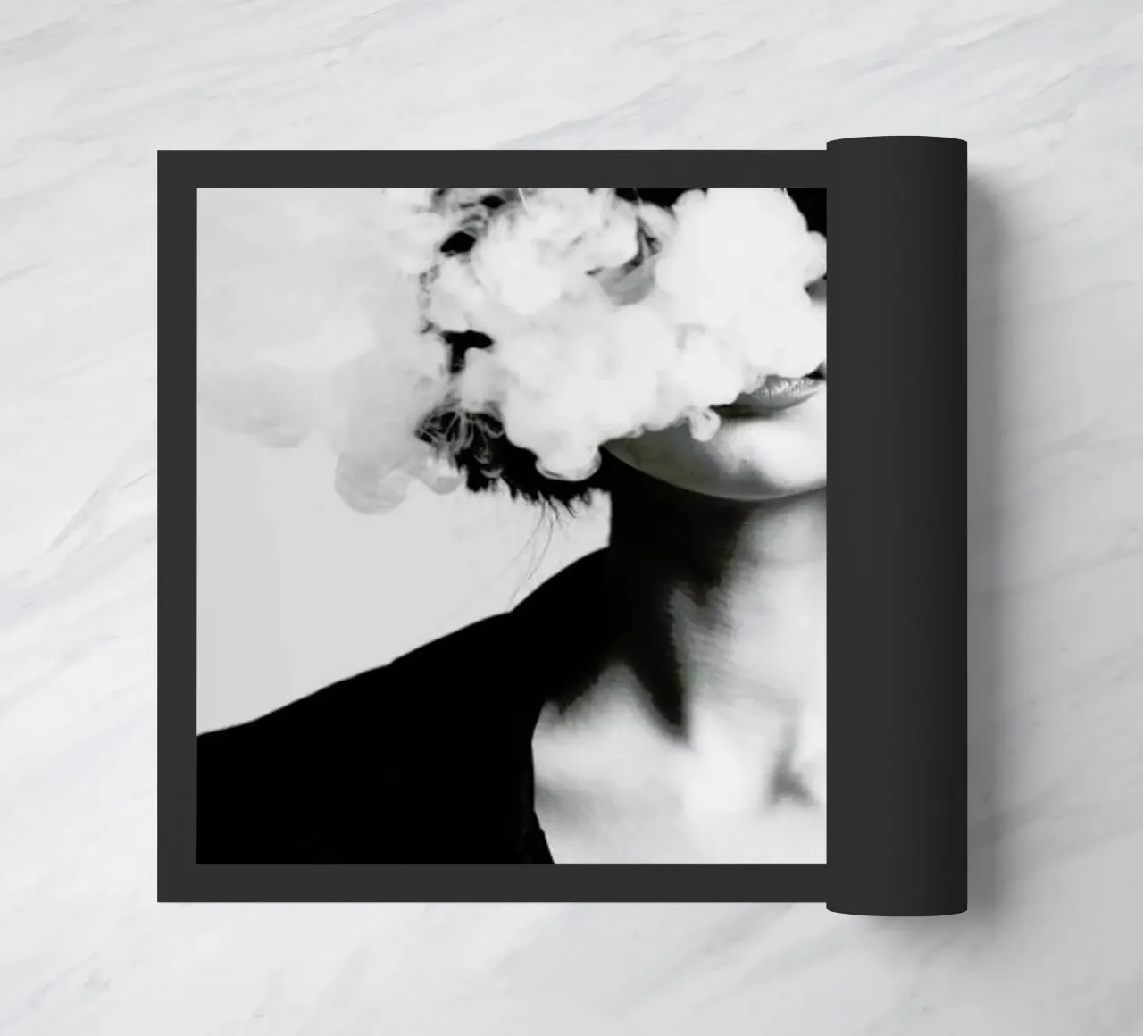 Smoke doormat by Runway Collective