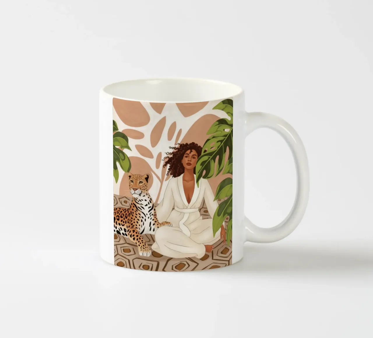 Eleganza selvaggia Poise tazza in ceramica da Veiled Canvas