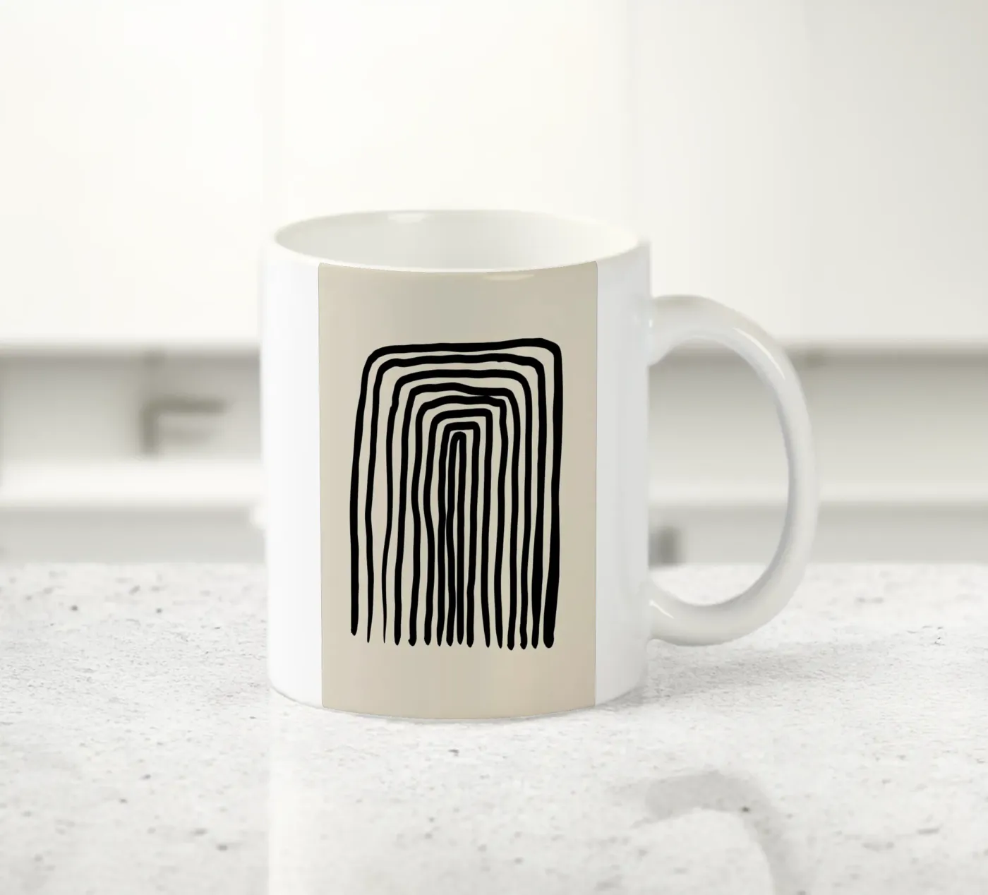 Bridges ceramic mug by Graphite