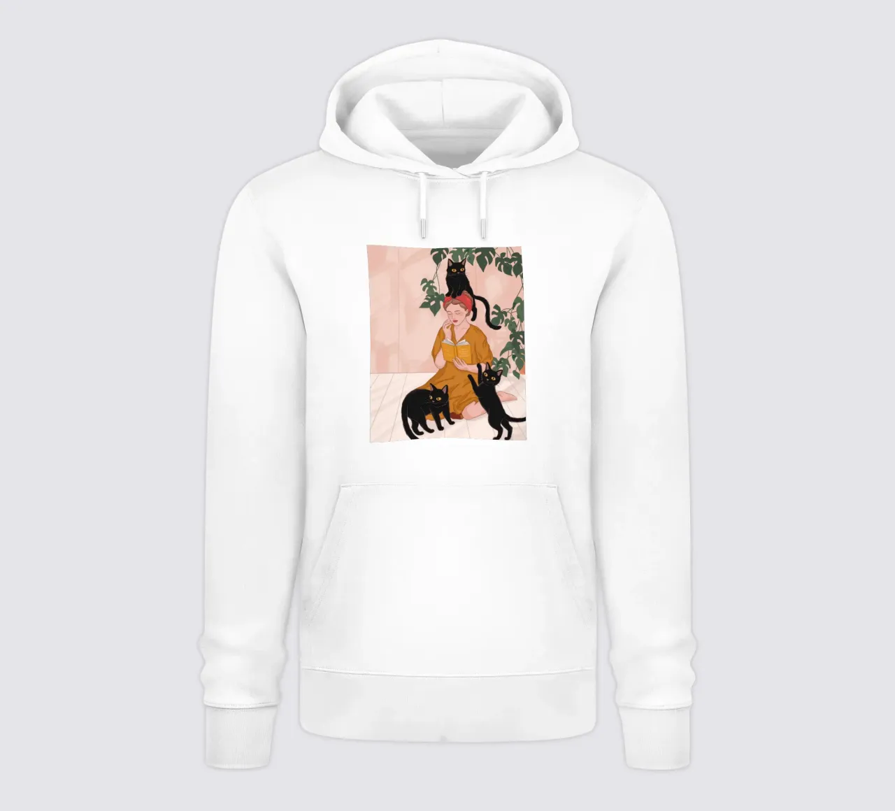Feline Zuneigung Delight Hoodie von Veiled Canvas