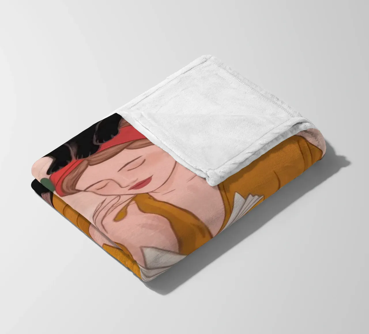 Feline Zuneigung Delight Fleecedecke von Veiled Canvas