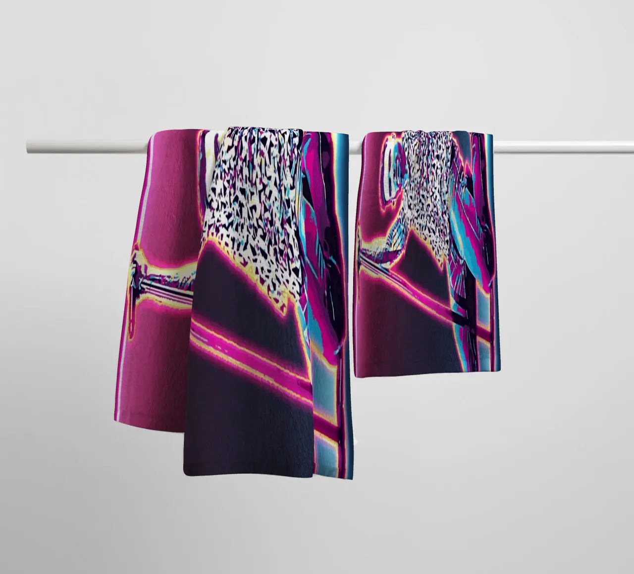 Arte di Adam Levine asciugamano da bagno da neonartroom