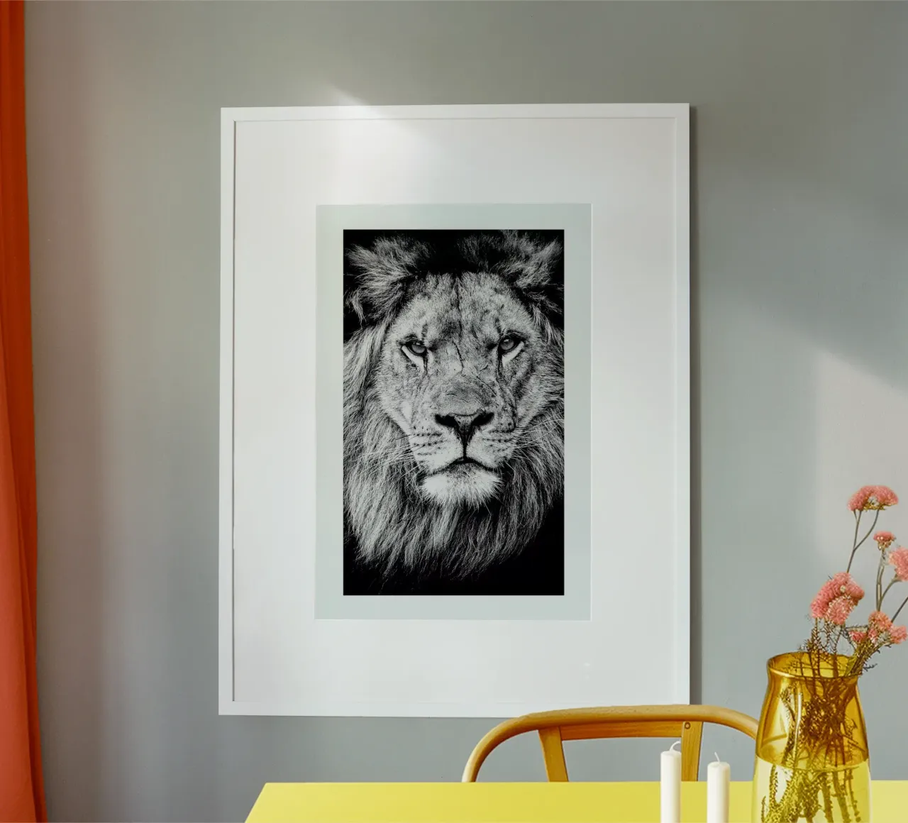 Portrait of a Regal Lion poster da Natural Kingdom