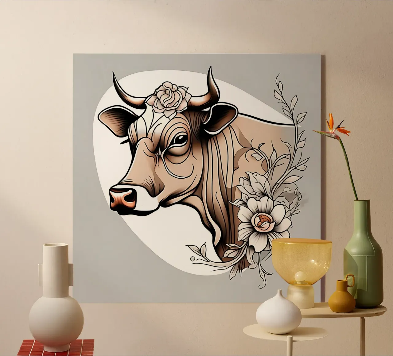 Stile_mucca_B_1 plexiglass da Tierisch bunt by LK