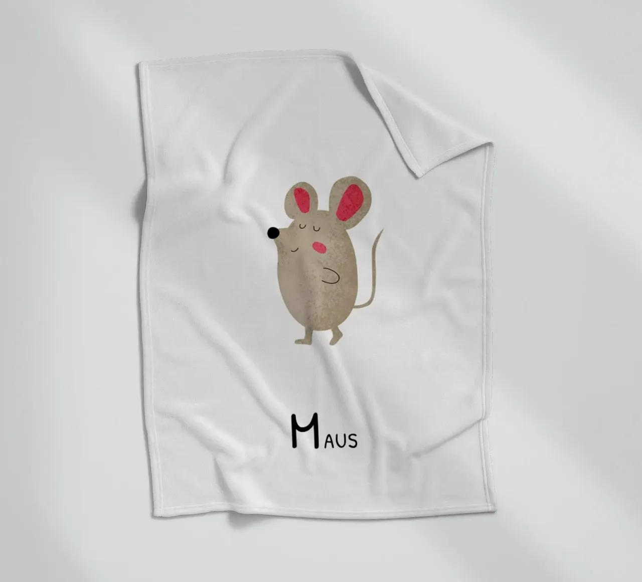 Maus fleecedeken van Little Flourishes