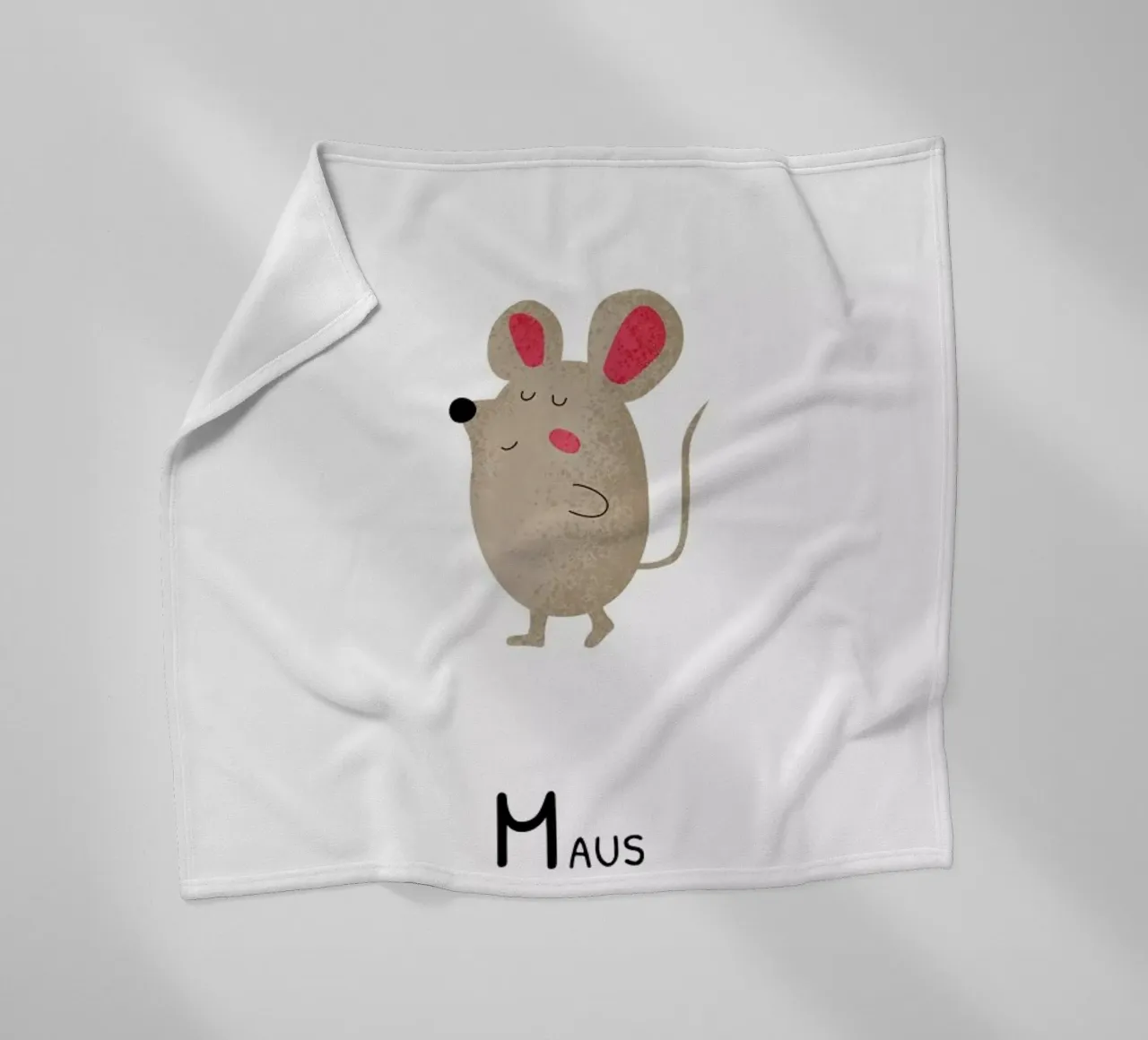 Maus fleecedeken van Little Flourishes