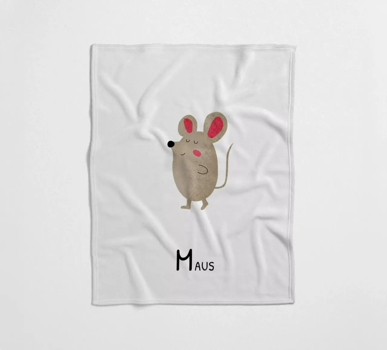 Maus fleecedeken van Little Flourishes