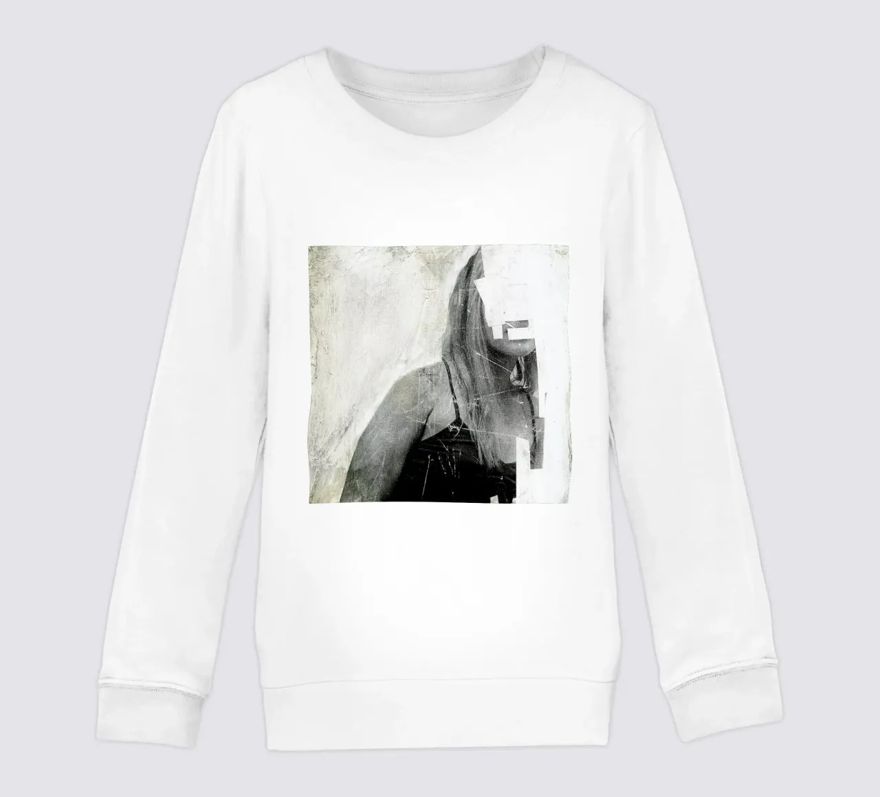 Faceless 03 kids sweatshirt by Famous When Dead