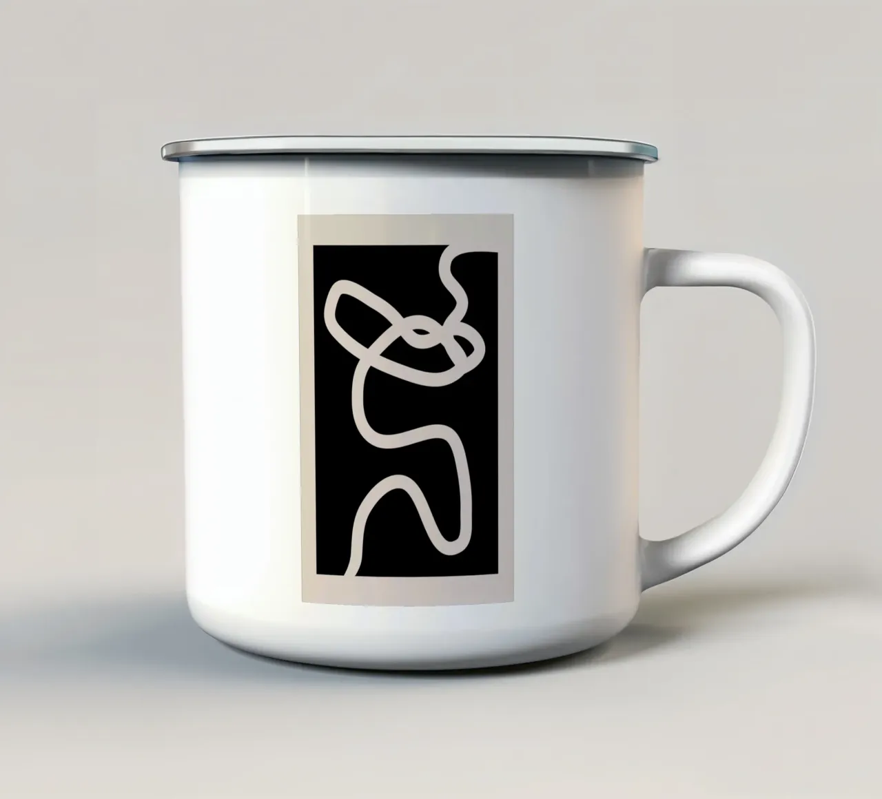 A Path Through Emaille Tasse von Graphite