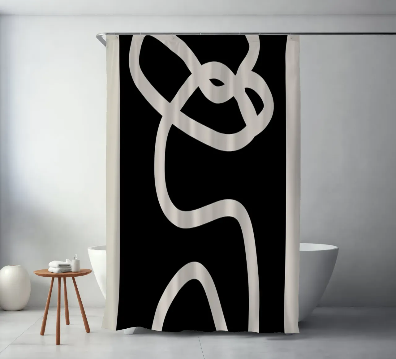 A Path Through tenda da doccia da Graphite