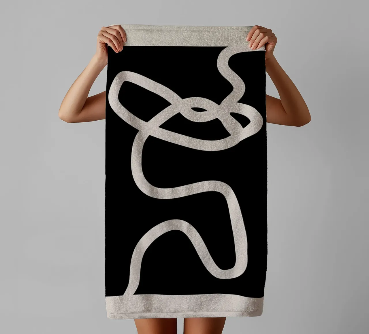 A Path Through asciugamano da bagno da Graphite