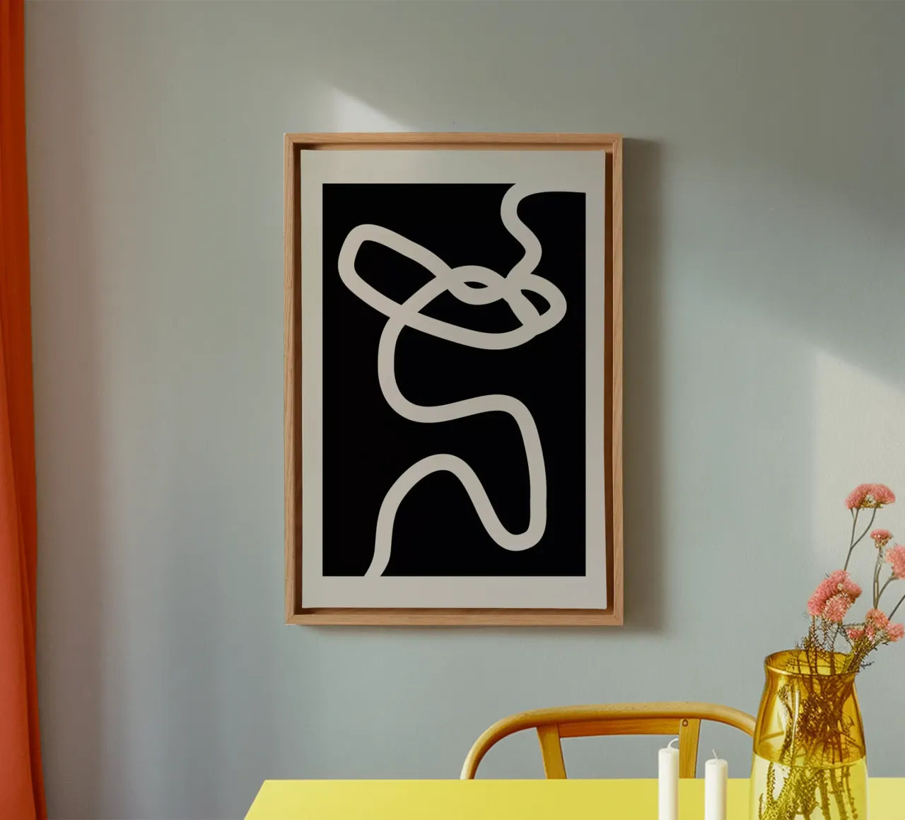 A Path Through toile de Graphite