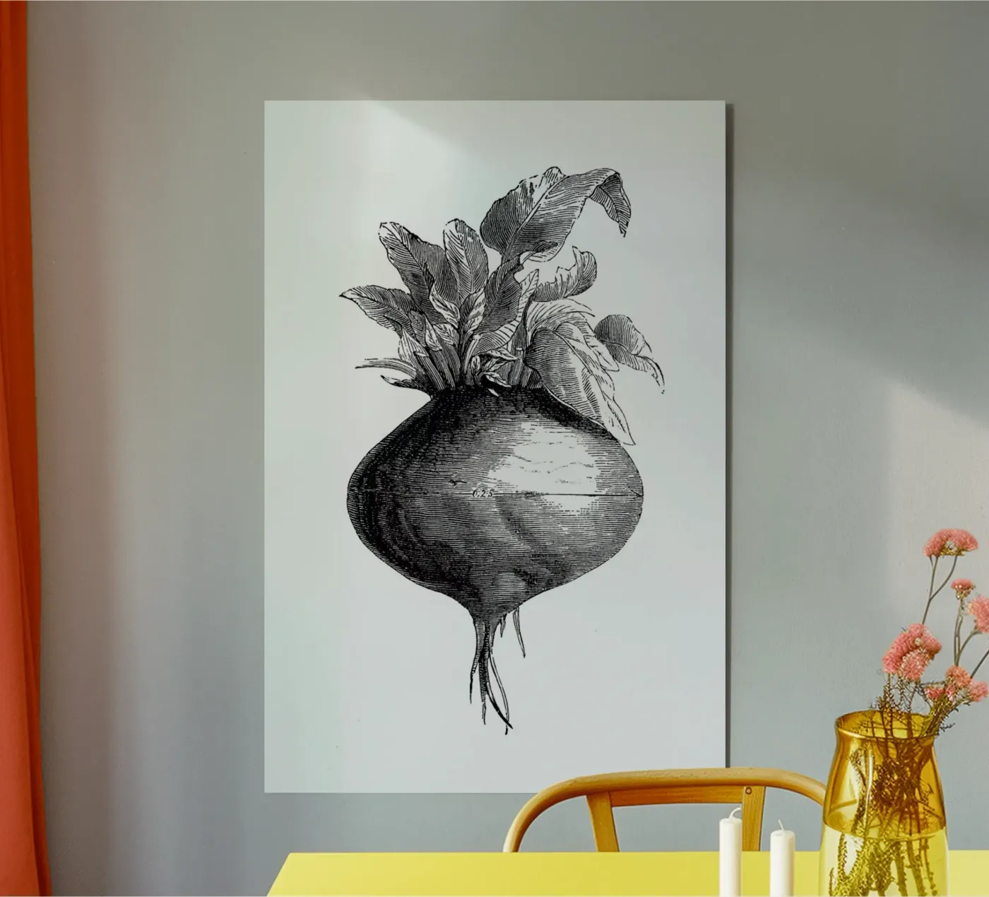 Beetroot II forex plate by Flora & Fauna