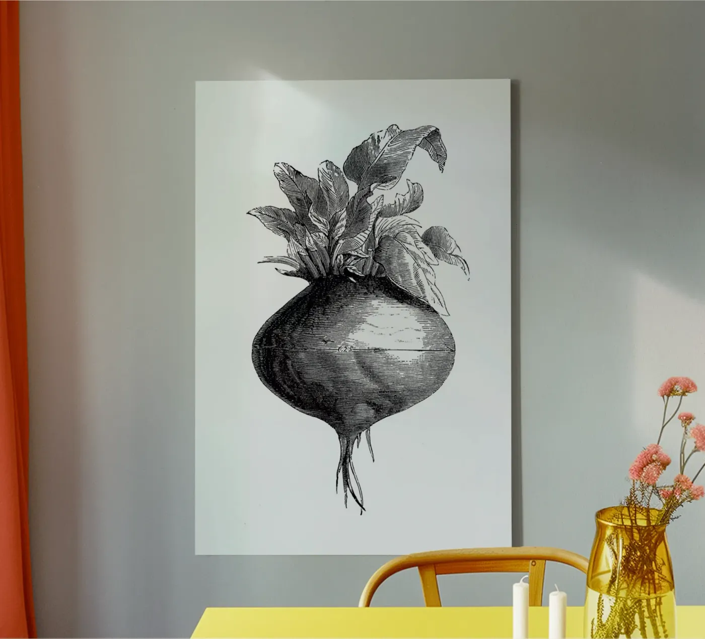 Beetroot II tela da Flora & Fauna