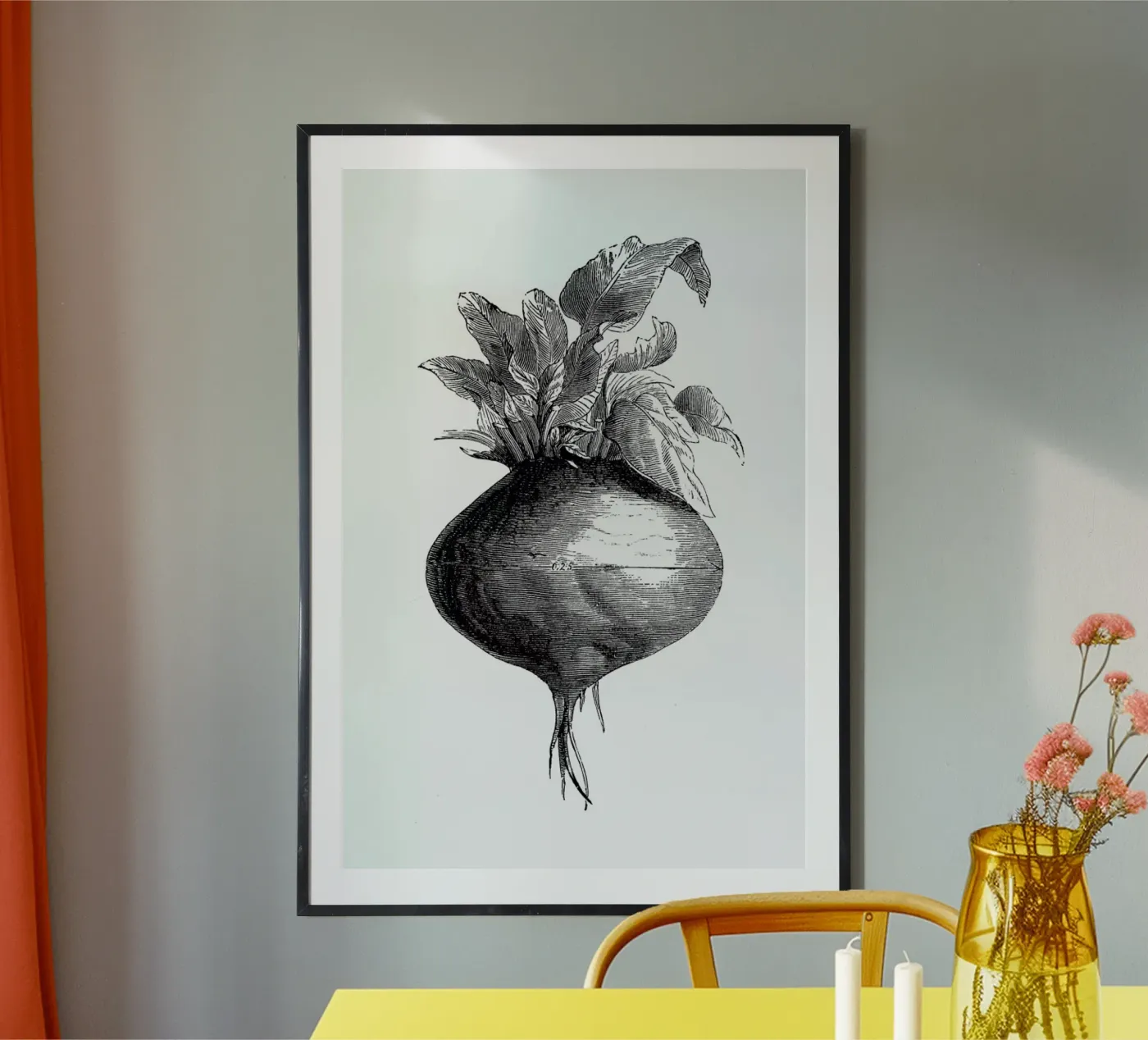 Beetroot II Poster von Flora & Fauna