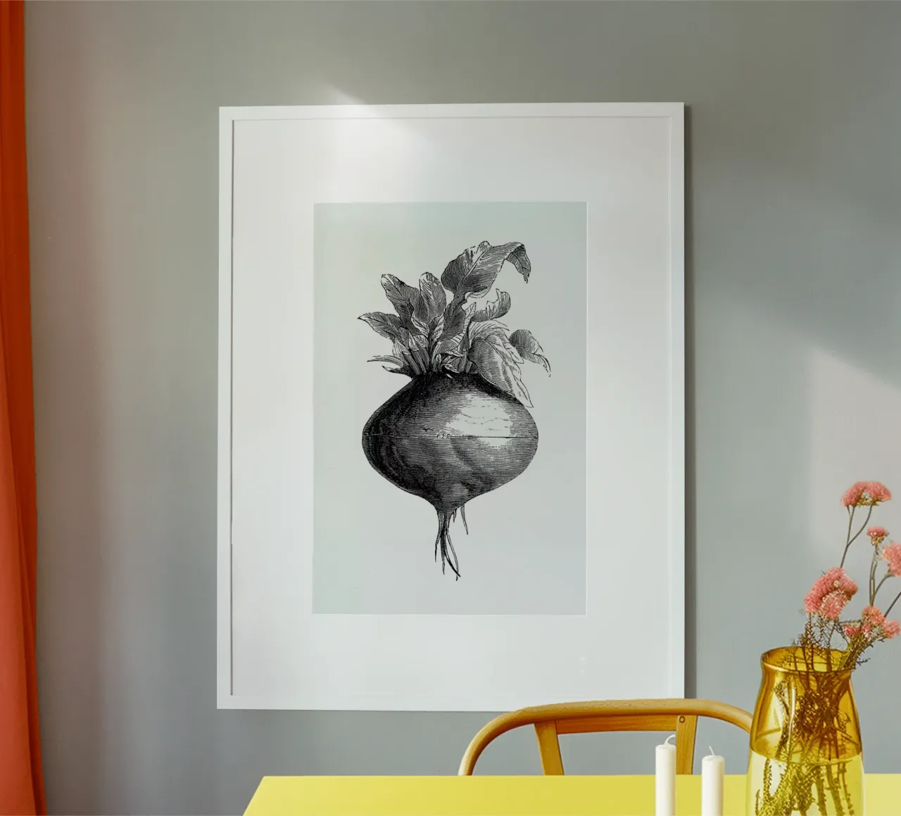 Beetroot II carta hahnemühle da Flora & Fauna
