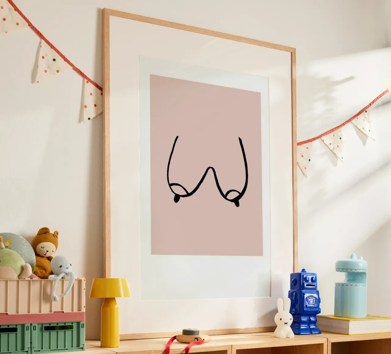 Busenfreunde No. 2 poster con telaio in plastica da typealive