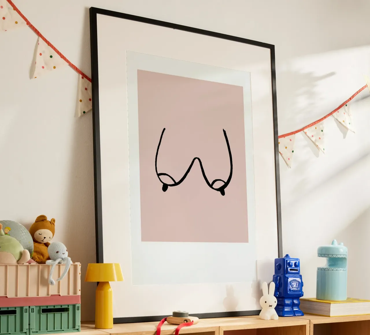 Busenfreunde No. 2 poster con telaio in plastica da typealive