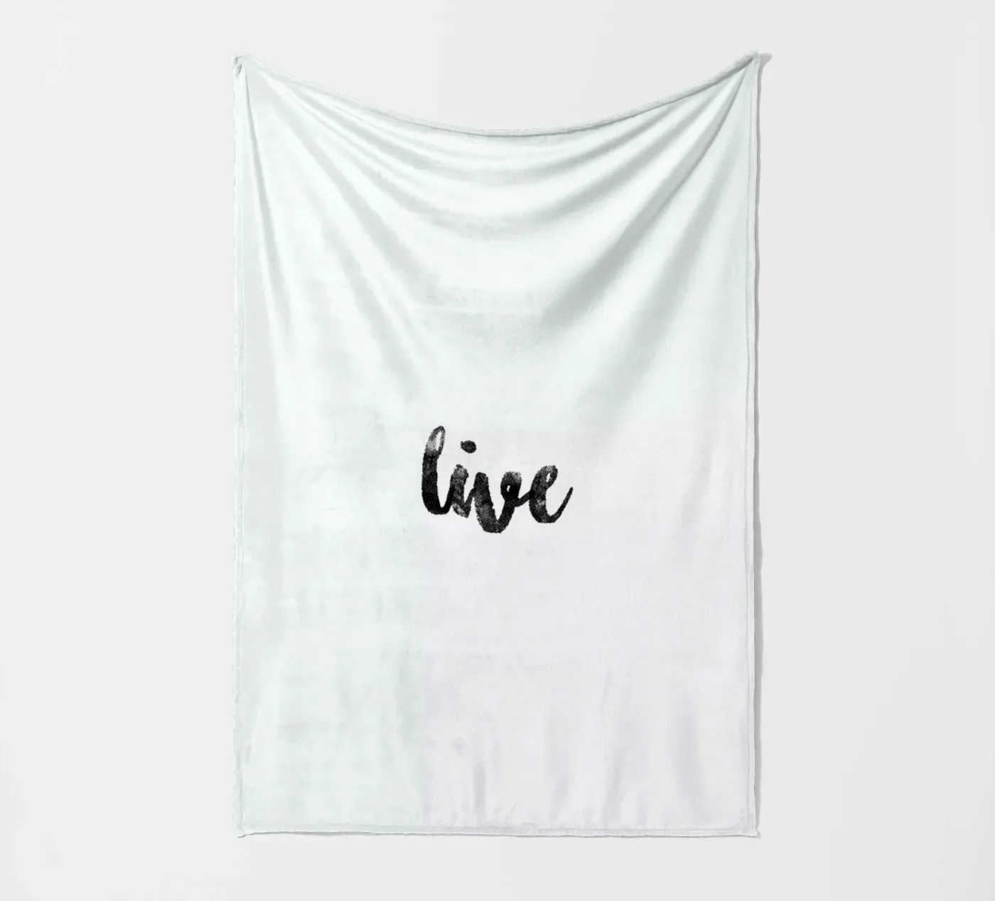 Live fleecedeken van typed