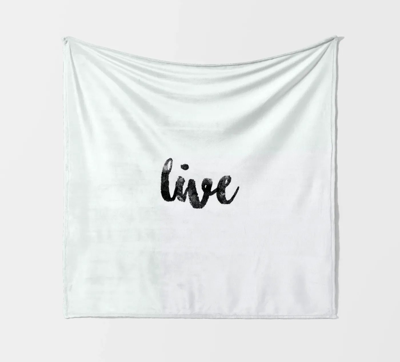 Live fleecedeken van typed