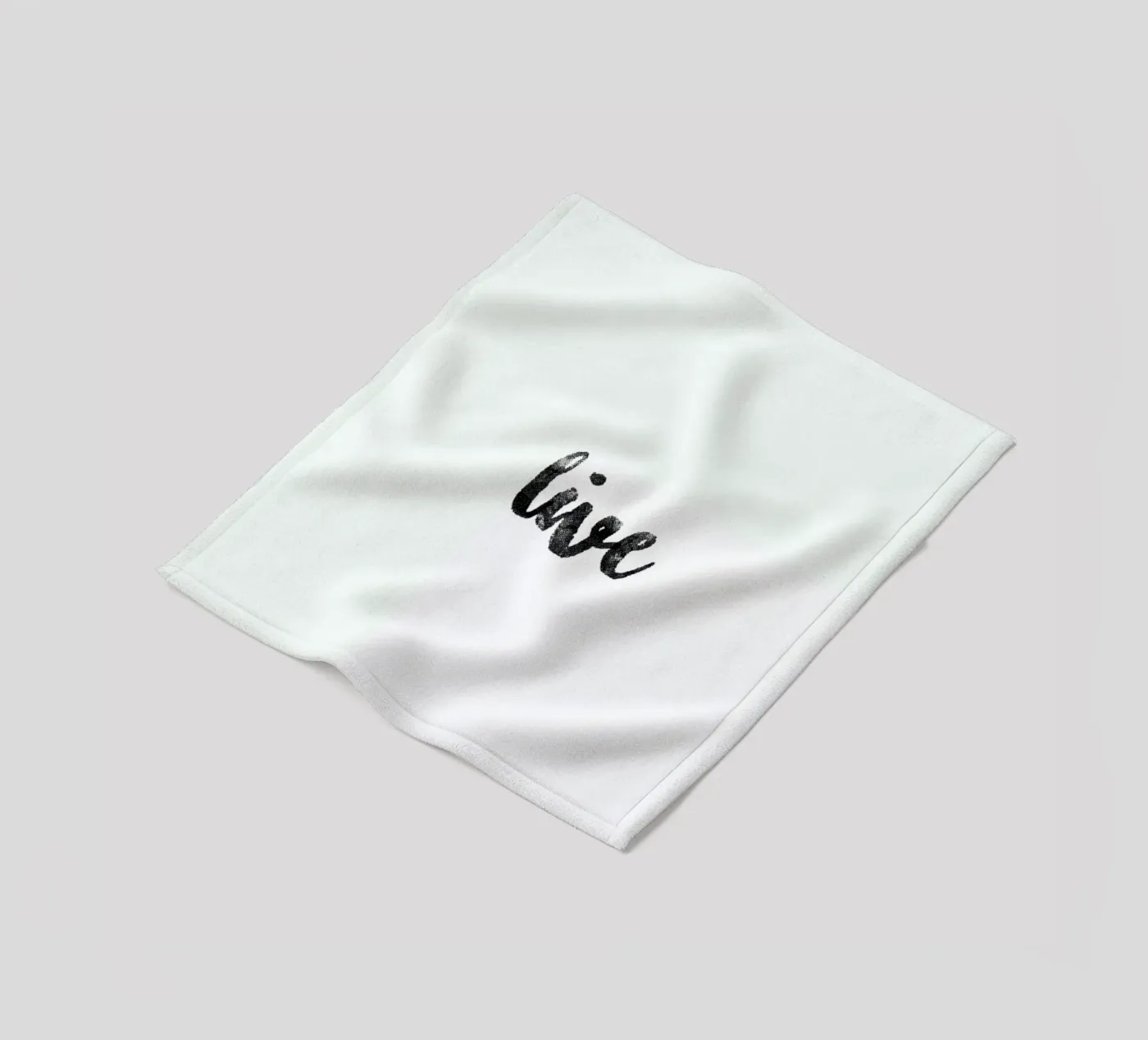 Live fleecedeken van typed