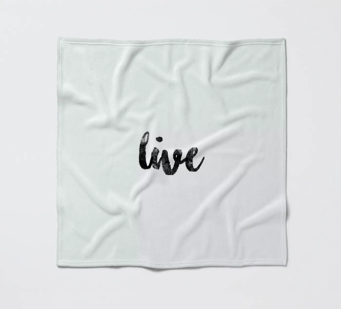 Live fleecedeken van typed
