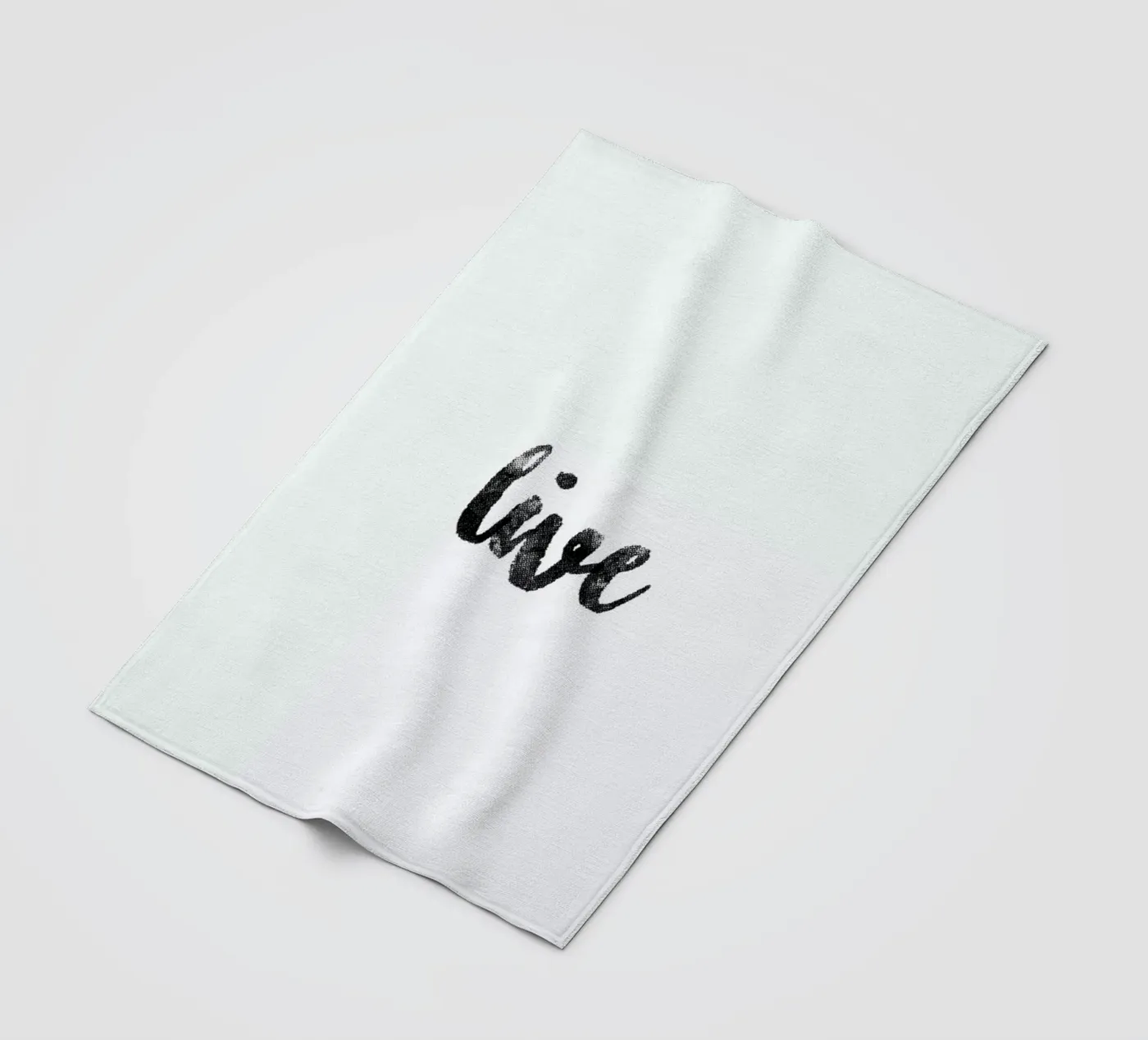Live fleecedeken van typed