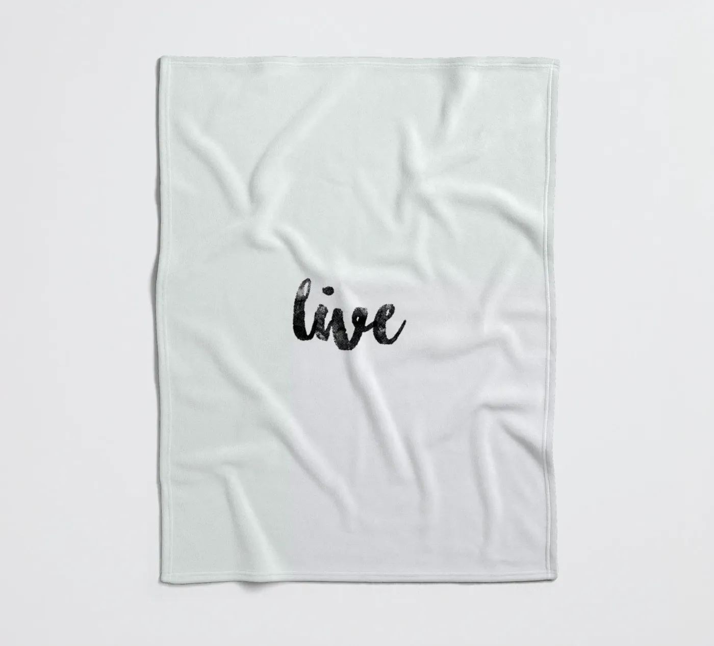 Live fleecedeken van typed