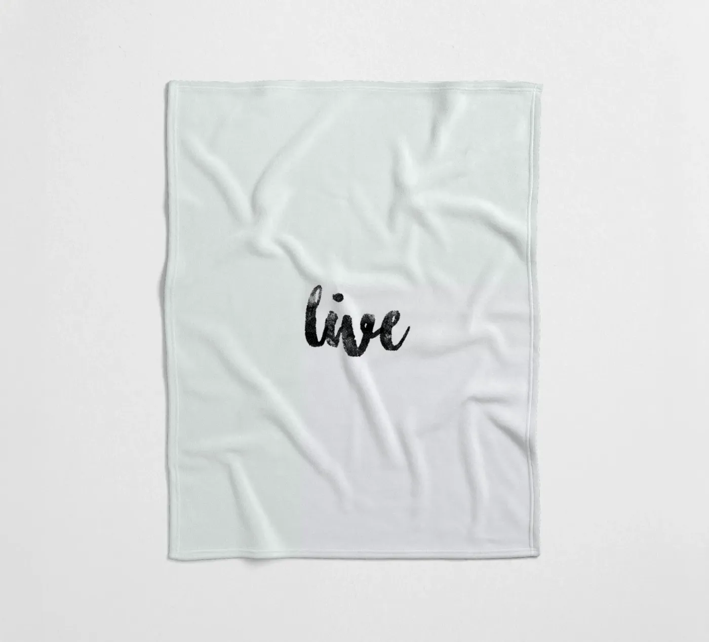 Live fleecedeken van typed