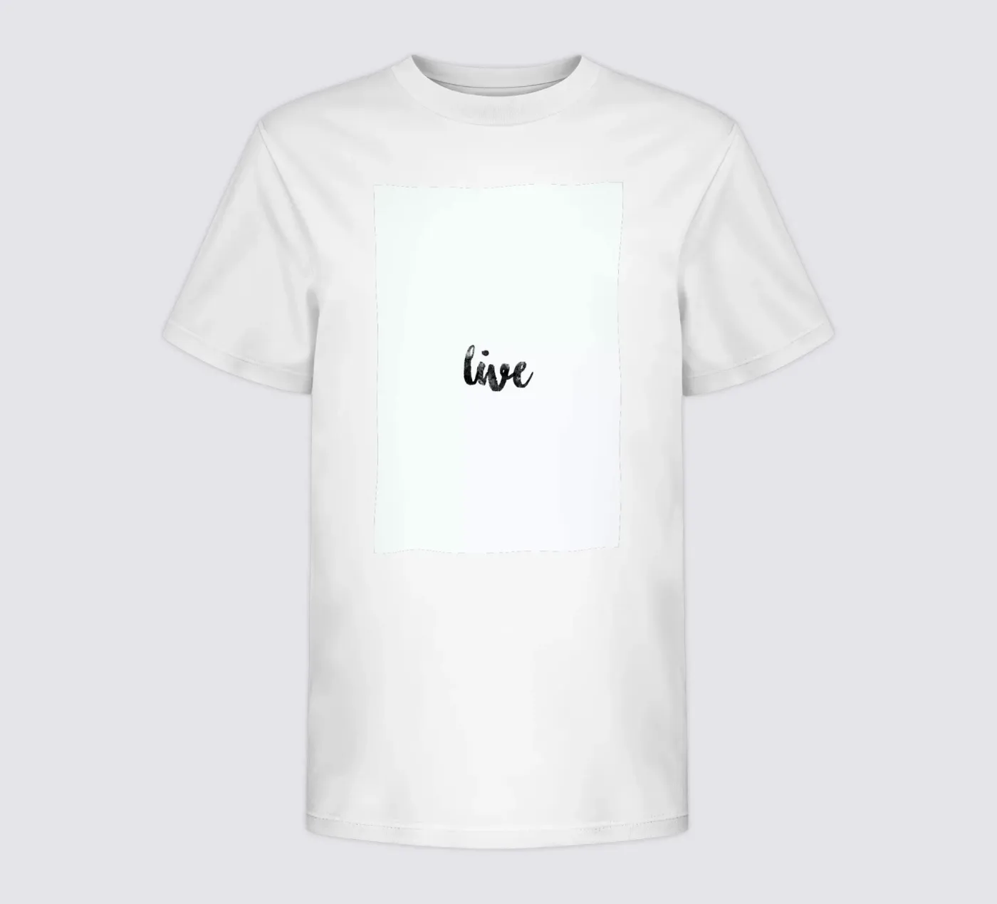 Live t-shirt bambini da typed