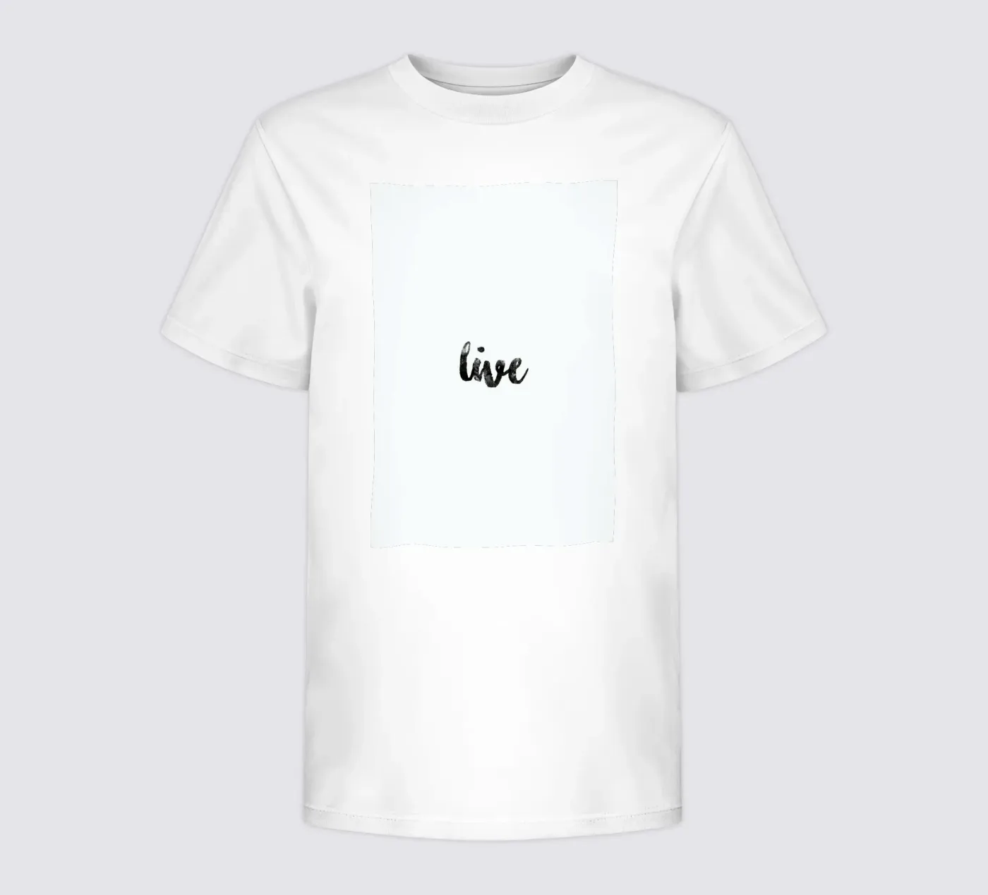 Live t-shirt bambini da typed