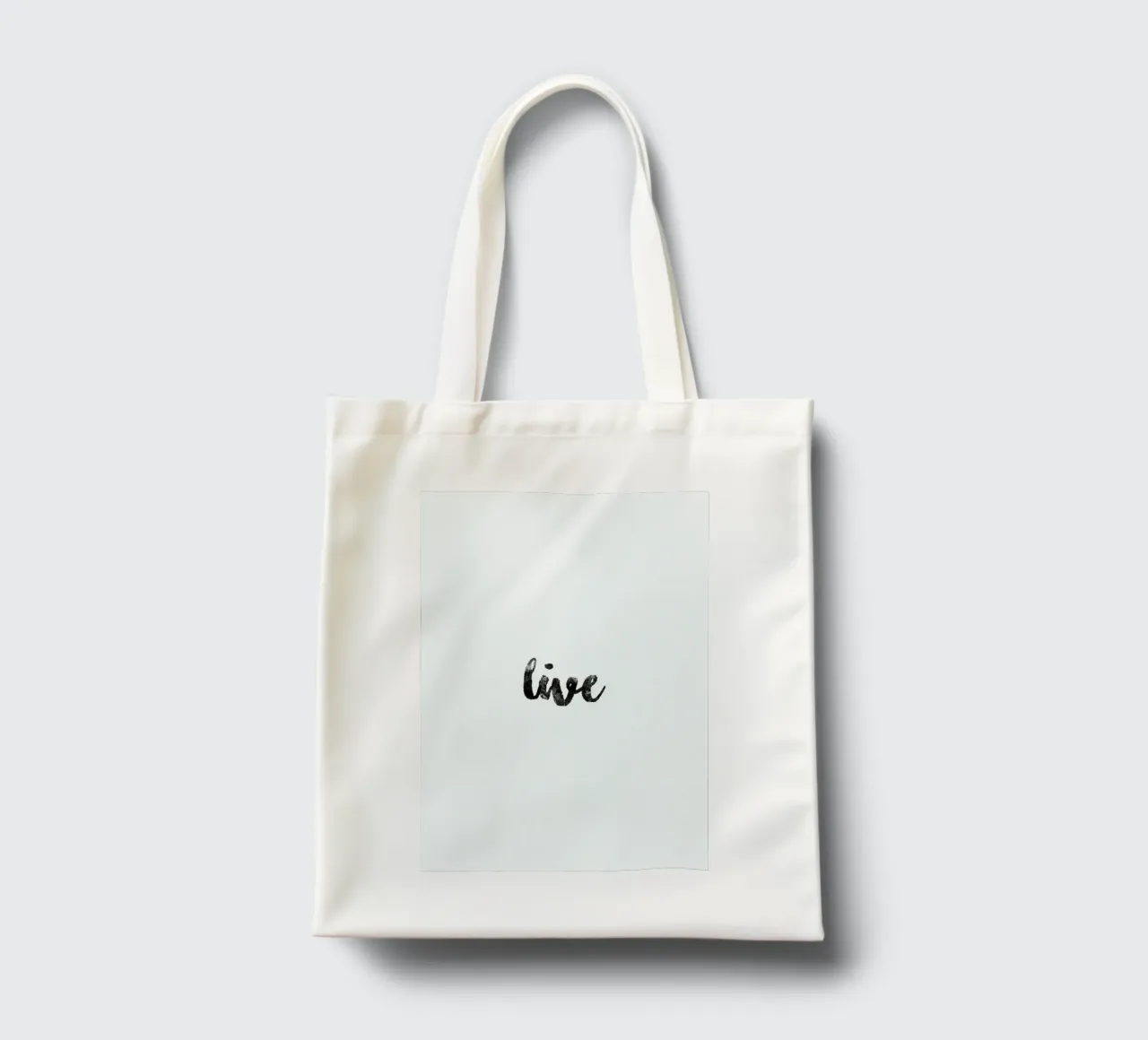 Live borsa in juta da typed