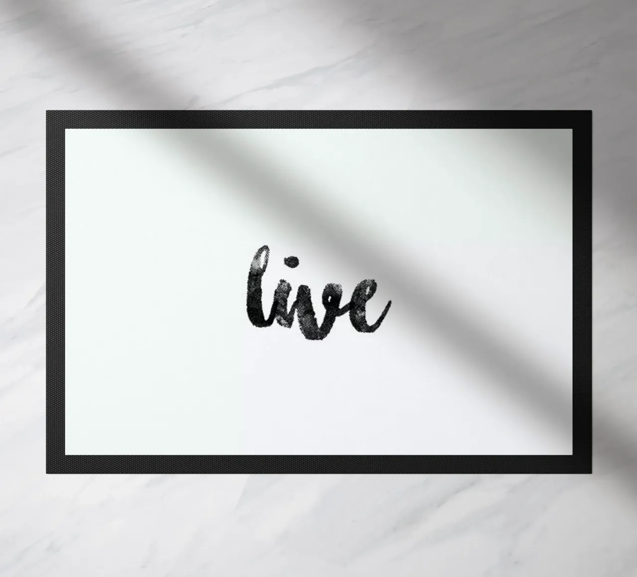 Live Fußmatte von typed