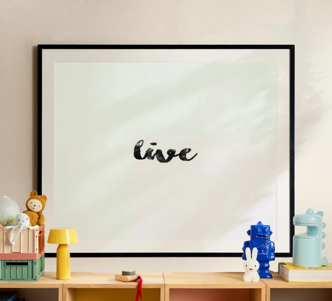 Live poster by typed