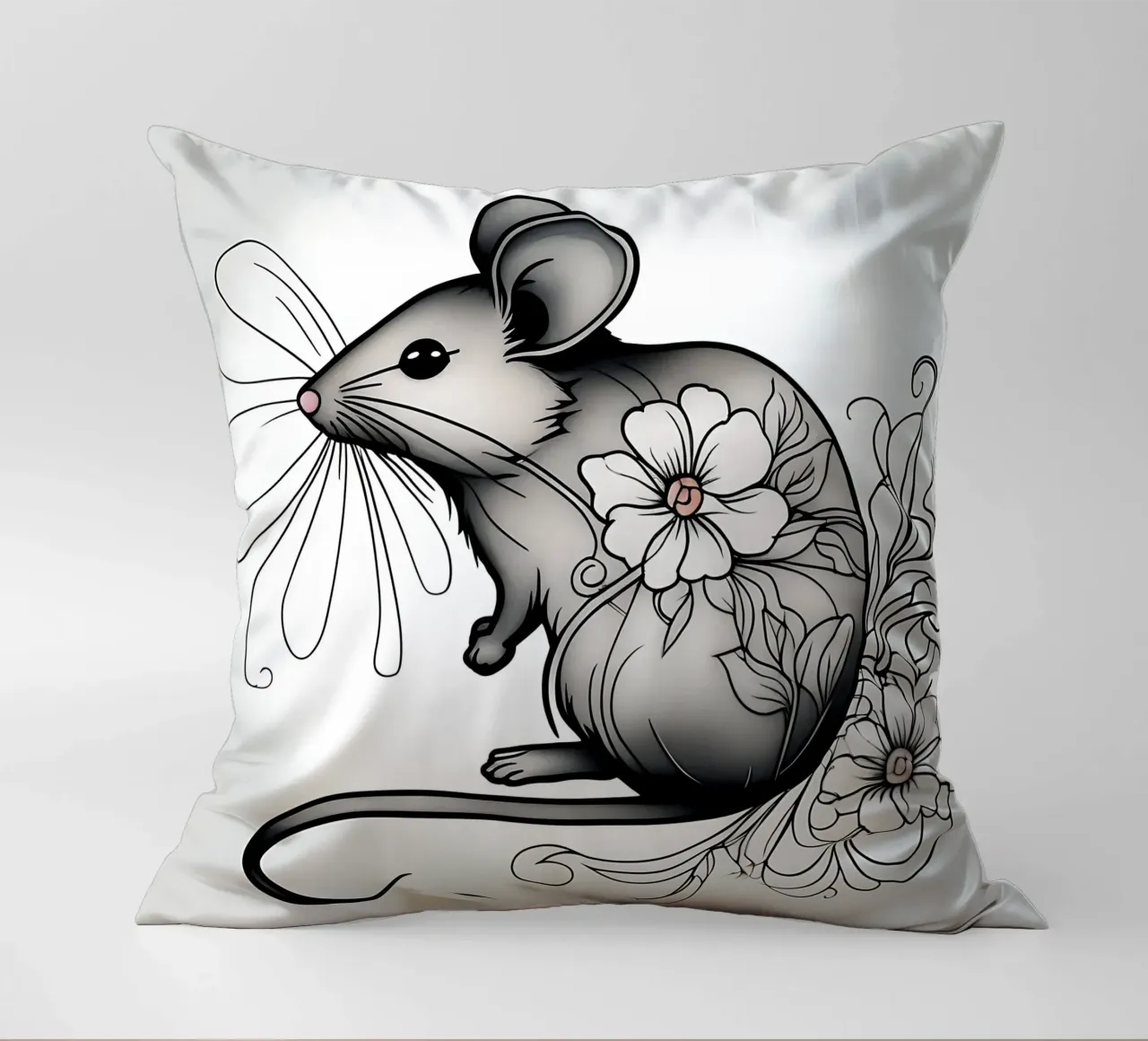 Stile_mouse_B_1 cuscino da Tierisch bunt by LK