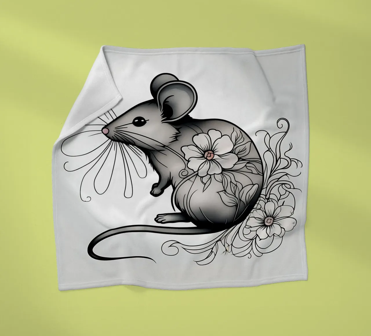 Stile_mouse_B_1 coperta in pile da Tierisch bunt by LK