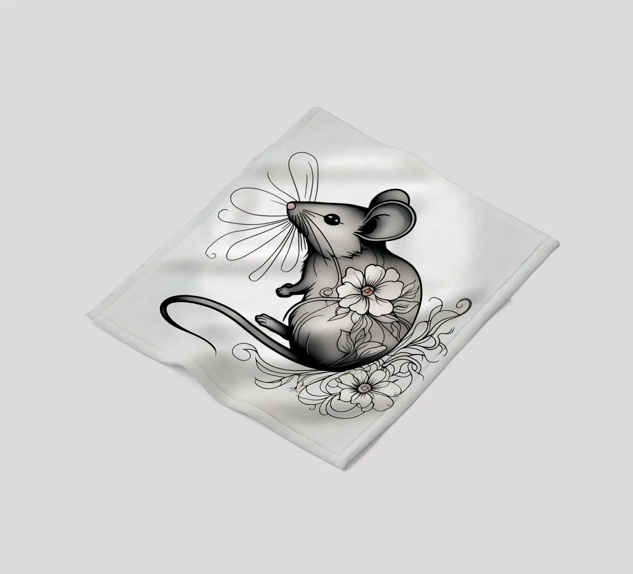 Stile_mouse_B_1 coperta in pile da Tierisch bunt by LK
