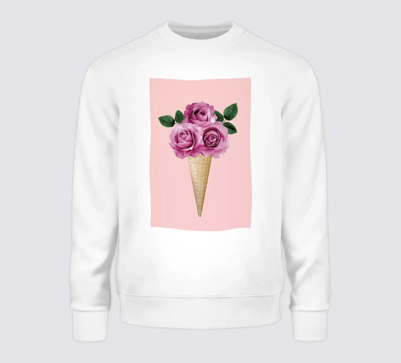Floral Ice Cream felpa da cafelab