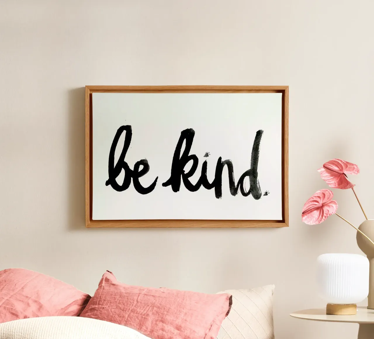 Be Kind canvas by Dead Language