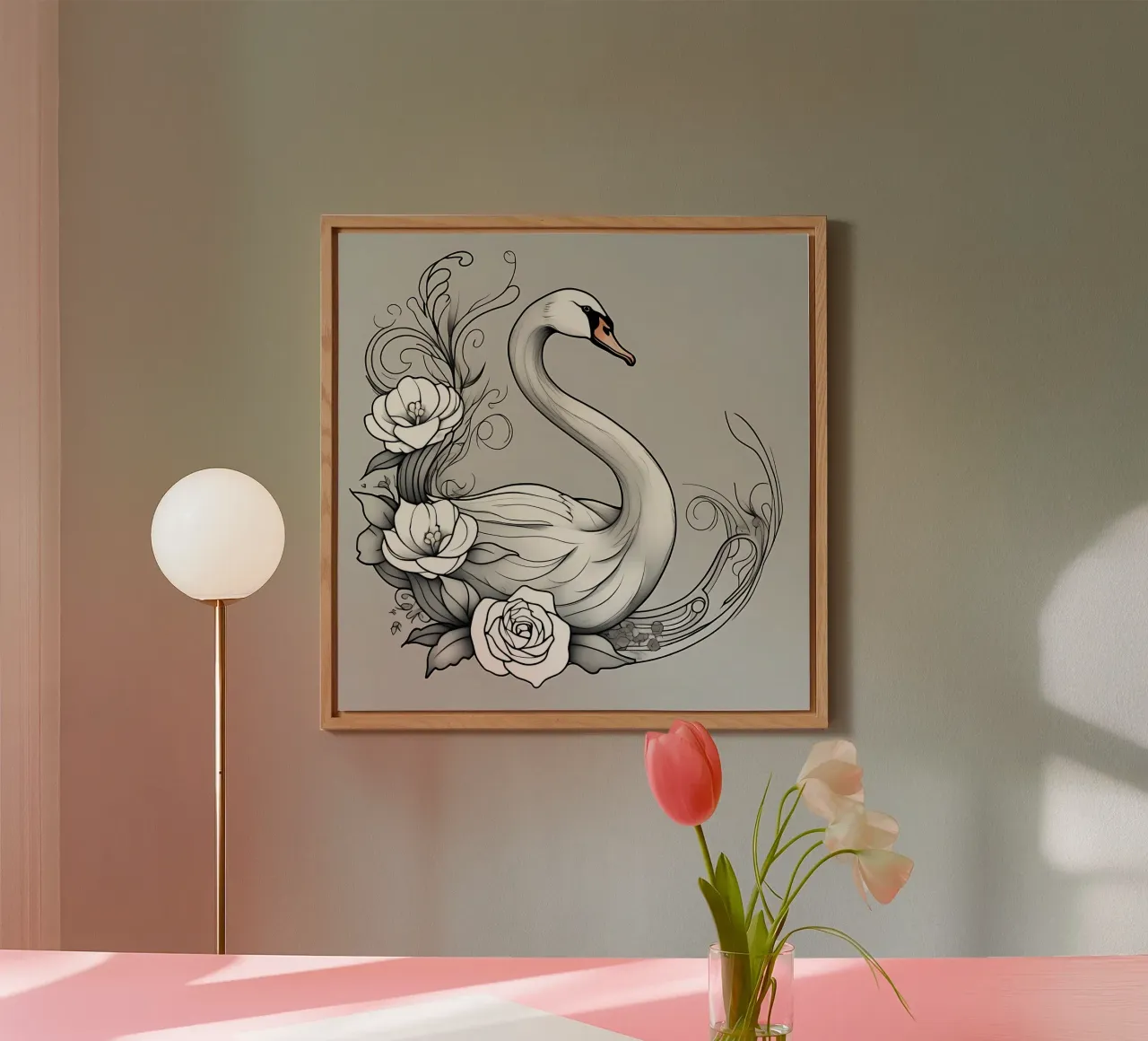 Stile_cigno_B_1 alluminio dibond da Tierisch bunt by LK