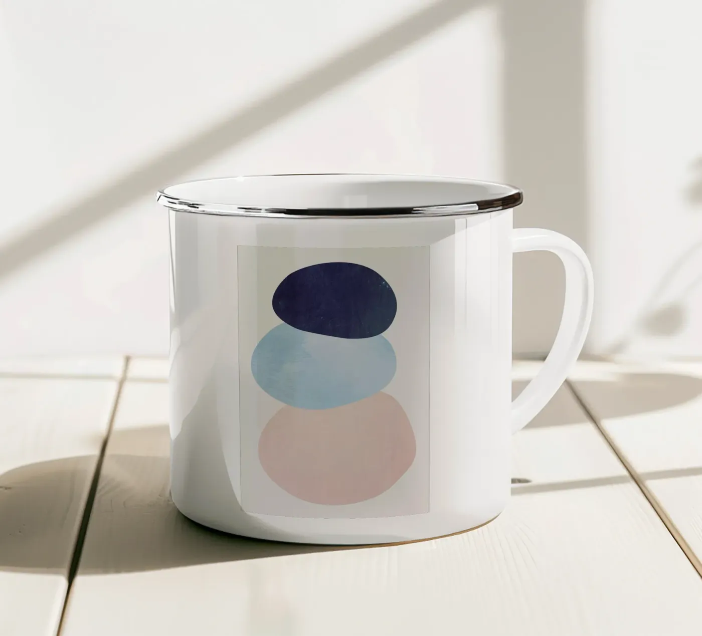 Stack enamel mug by Pure
