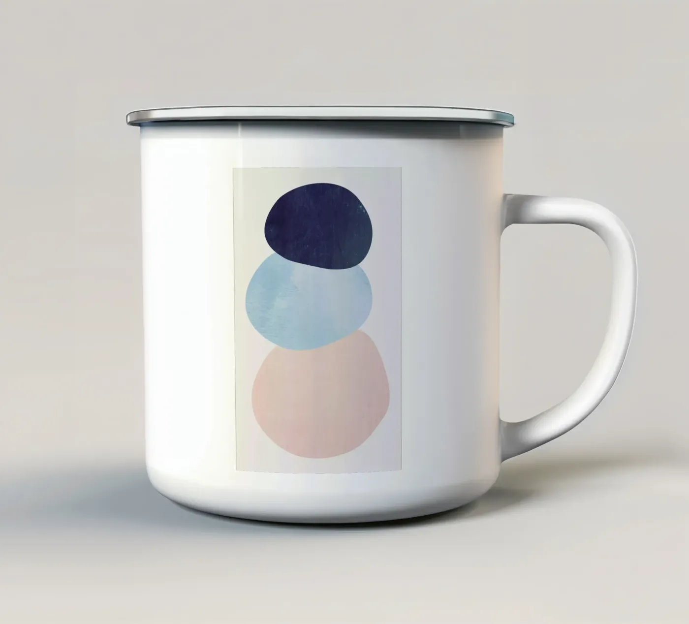 Stack Emaille Tasse von Pure