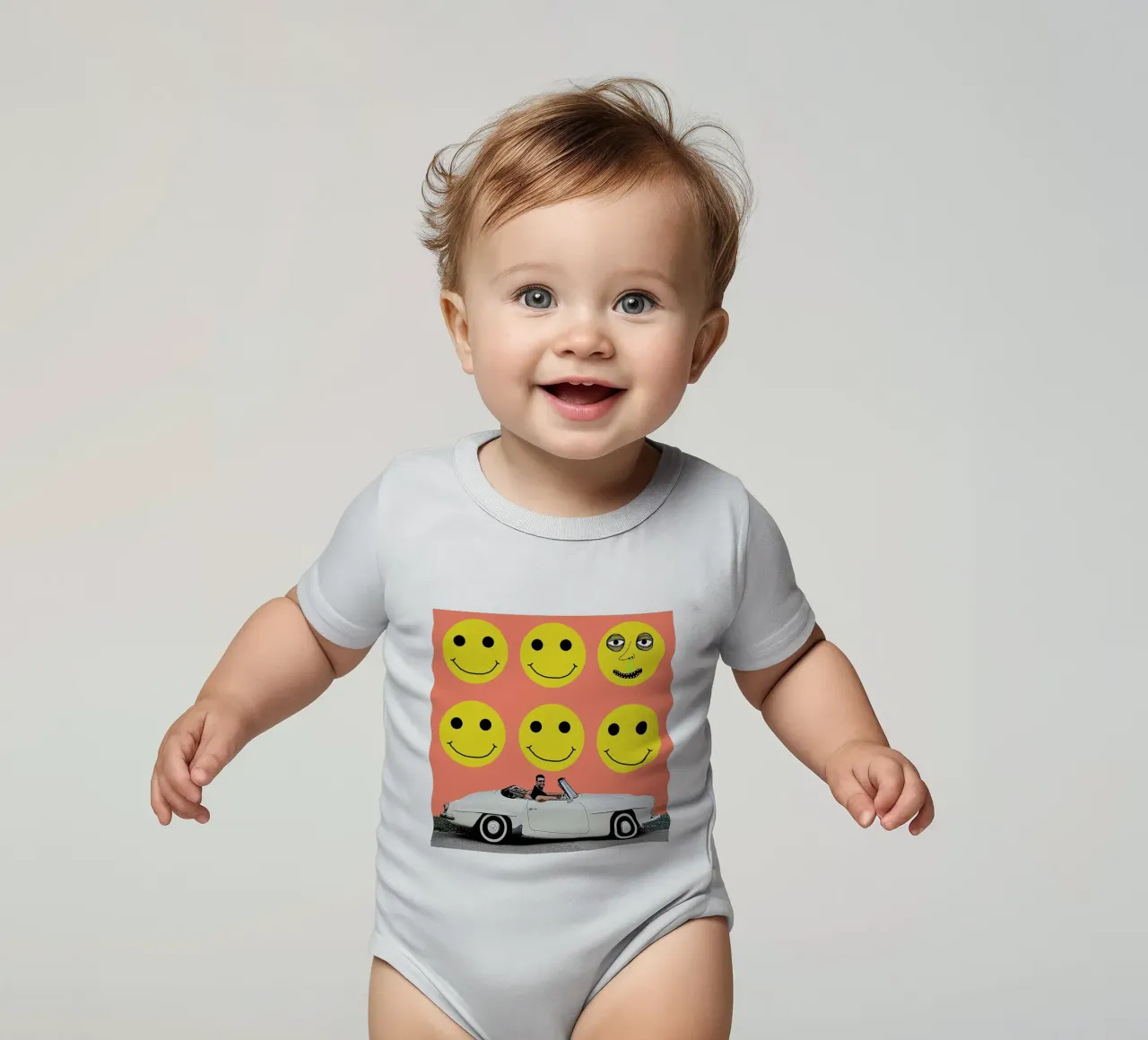 some smiles are more equal than others body neonato maniche corte da FinnanoFenno