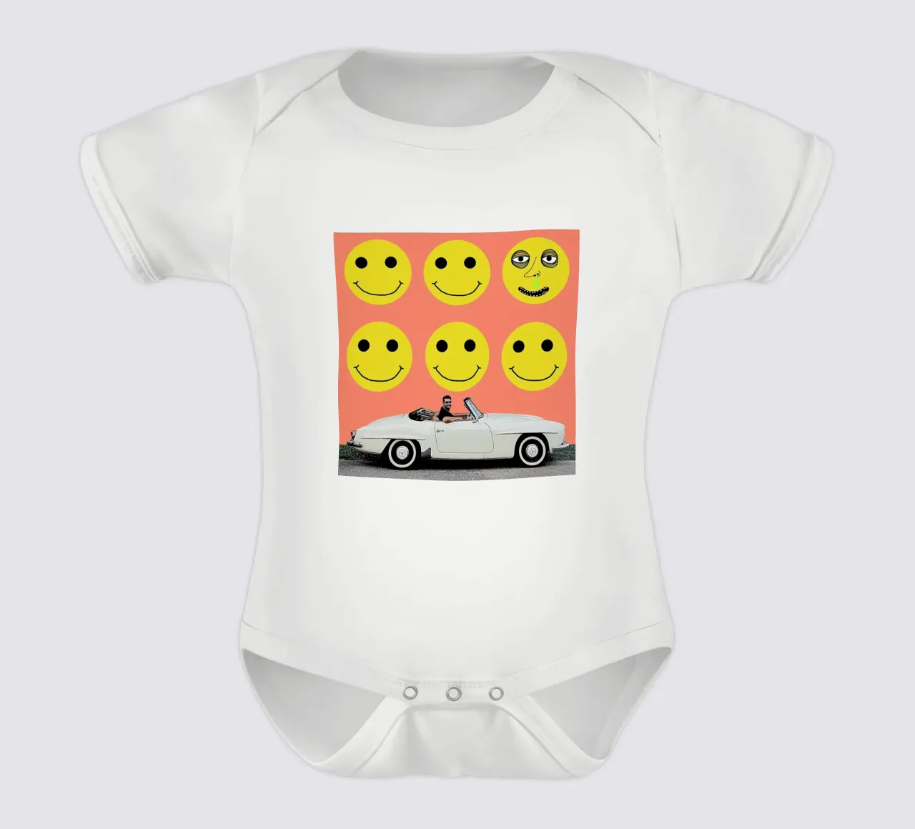 some smiles are more equal than others body neonato maniche corte da FinnanoFenno